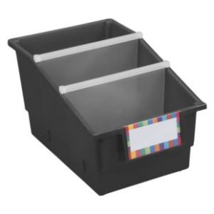 4-Pack Single-Color Chapter Book Library Bins