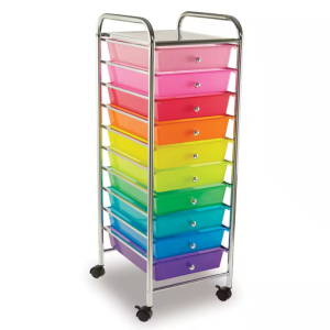 10-Drawer Rolling Cart by Simply Tidy